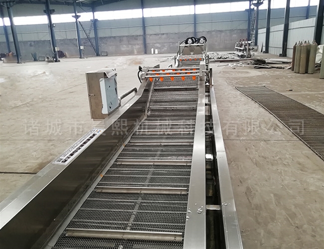 果蔬清洗流水線清洗效率高節(jié)省勞動(dòng)力