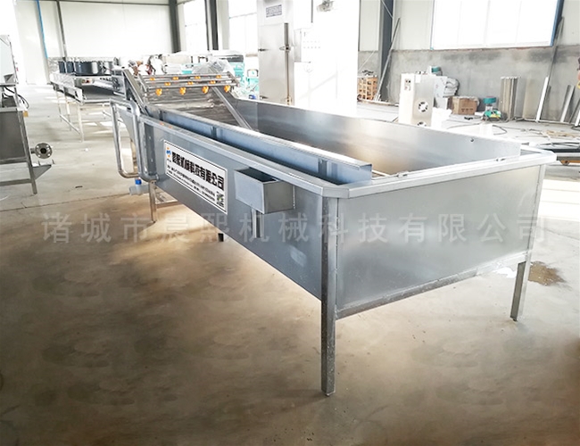 蒜苗噴淋清洗機工作原理